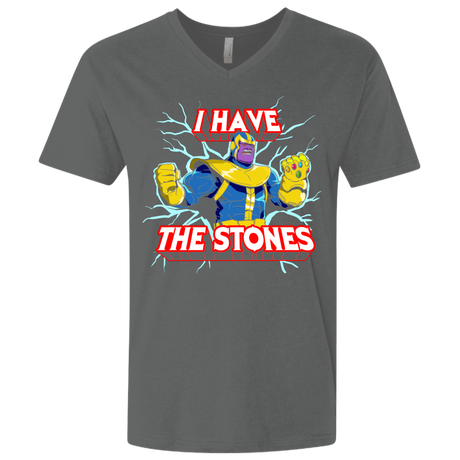 T-Shirts Heavy Metal / X-Small Thanos stones Men's Premium V-Neck