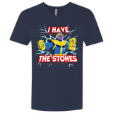 T-Shirts Midnight Navy / X-Small Thanos stones Men's Premium V-Neck