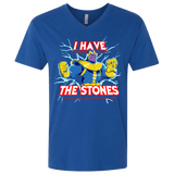 T-Shirts Royal / X-Small Thanos stones Men's Premium V-Neck