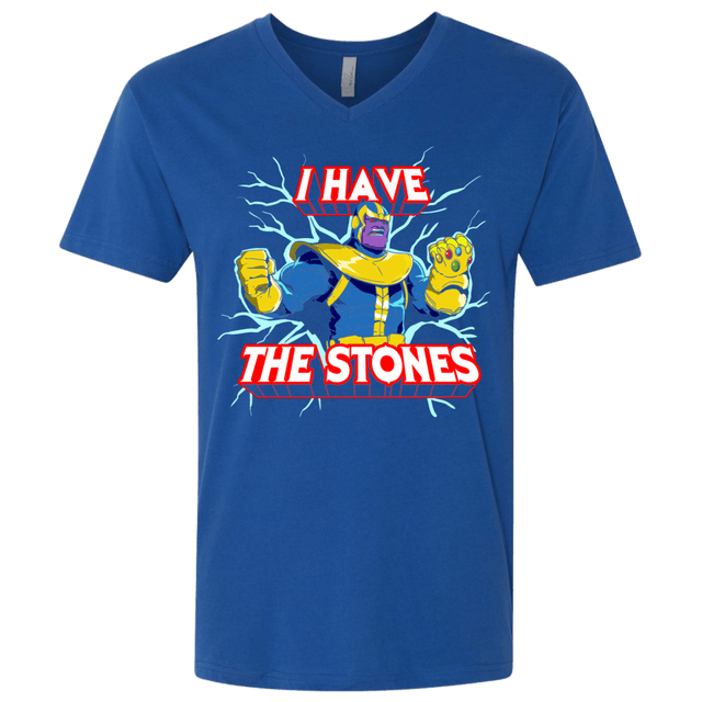 T-Shirts Royal / X-Small Thanos stones Men's Premium V-Neck