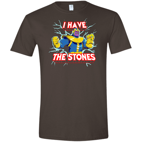 T-Shirts Dark Chocolate / S Thanos stones Men's Semi-Fitted Softstyle