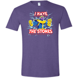 T-Shirts Heather Purple / S Thanos stones Men's Semi-Fitted Softstyle