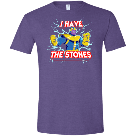 T-Shirts Heather Purple / S Thanos stones Men's Semi-Fitted Softstyle