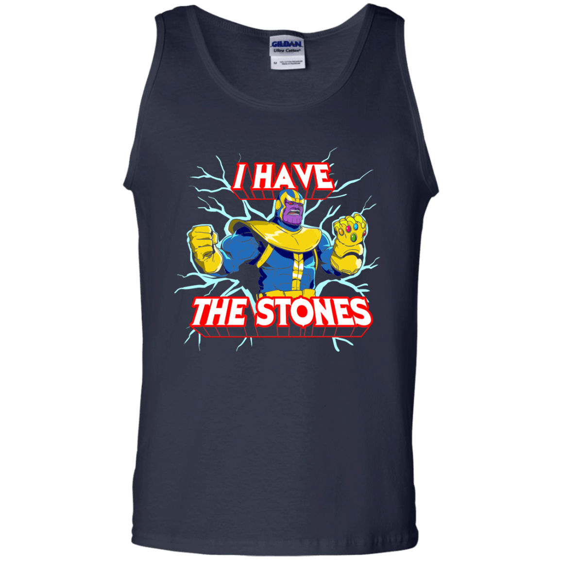 T-Shirts Navy / S Thanos stones Men's Tank Top