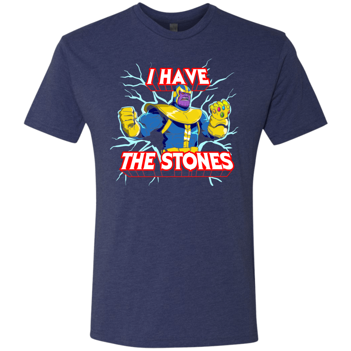 T-Shirts Vintage Navy / S Thanos stones Men's Triblend T-Shirt