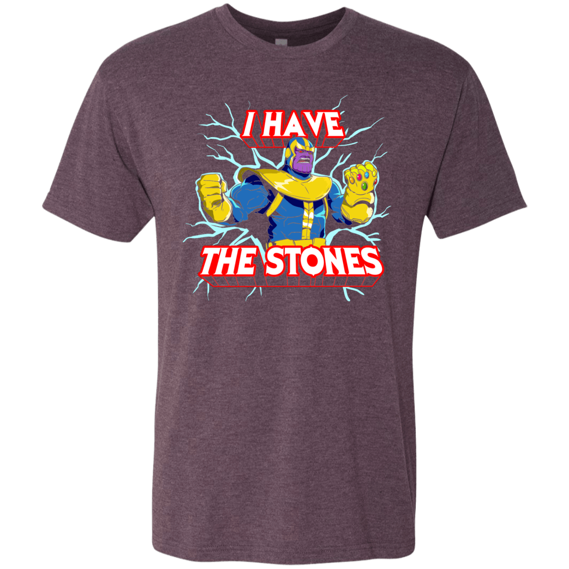T-Shirts Vintage Purple / S Thanos stones Men's Triblend T-Shirt