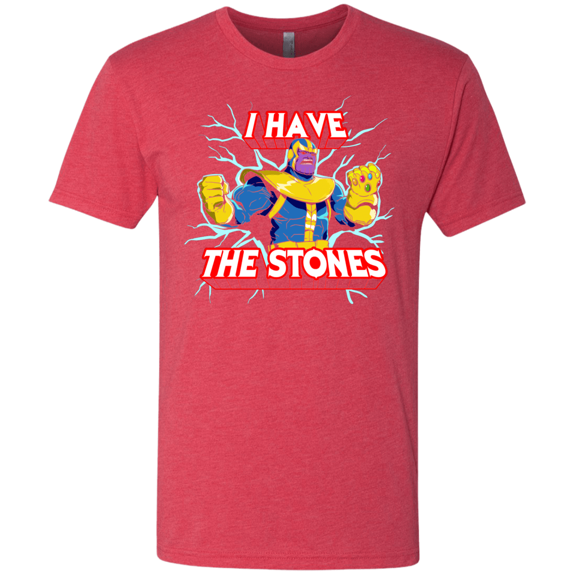 T-Shirts Vintage Red / S Thanos stones Men's Triblend T-Shirt
