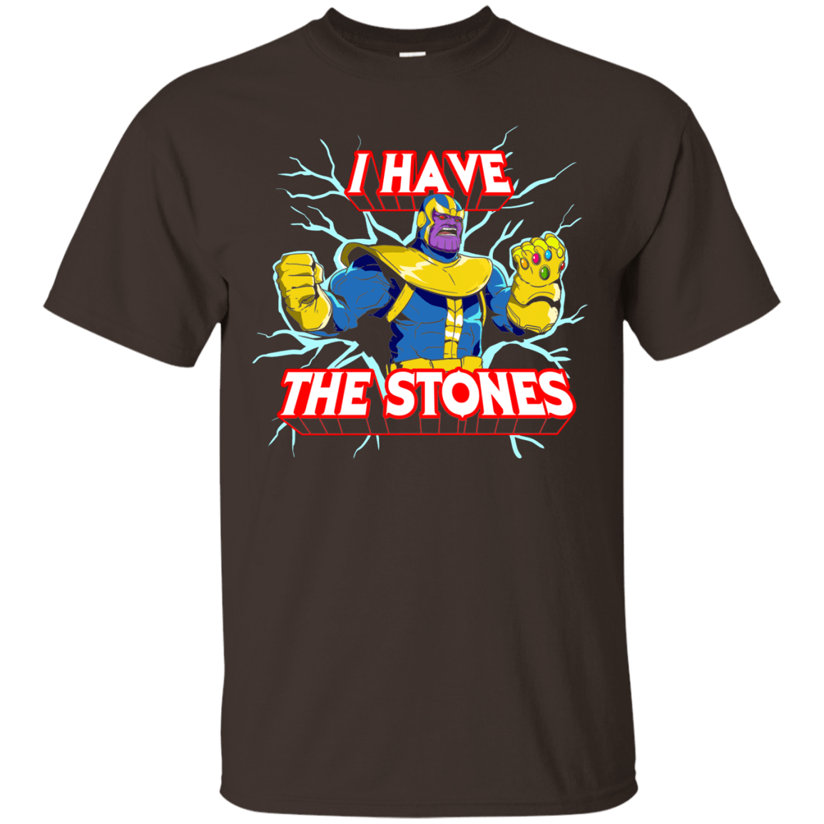 T-Shirts Dark Chocolate / S Thanos stones T-Shirt