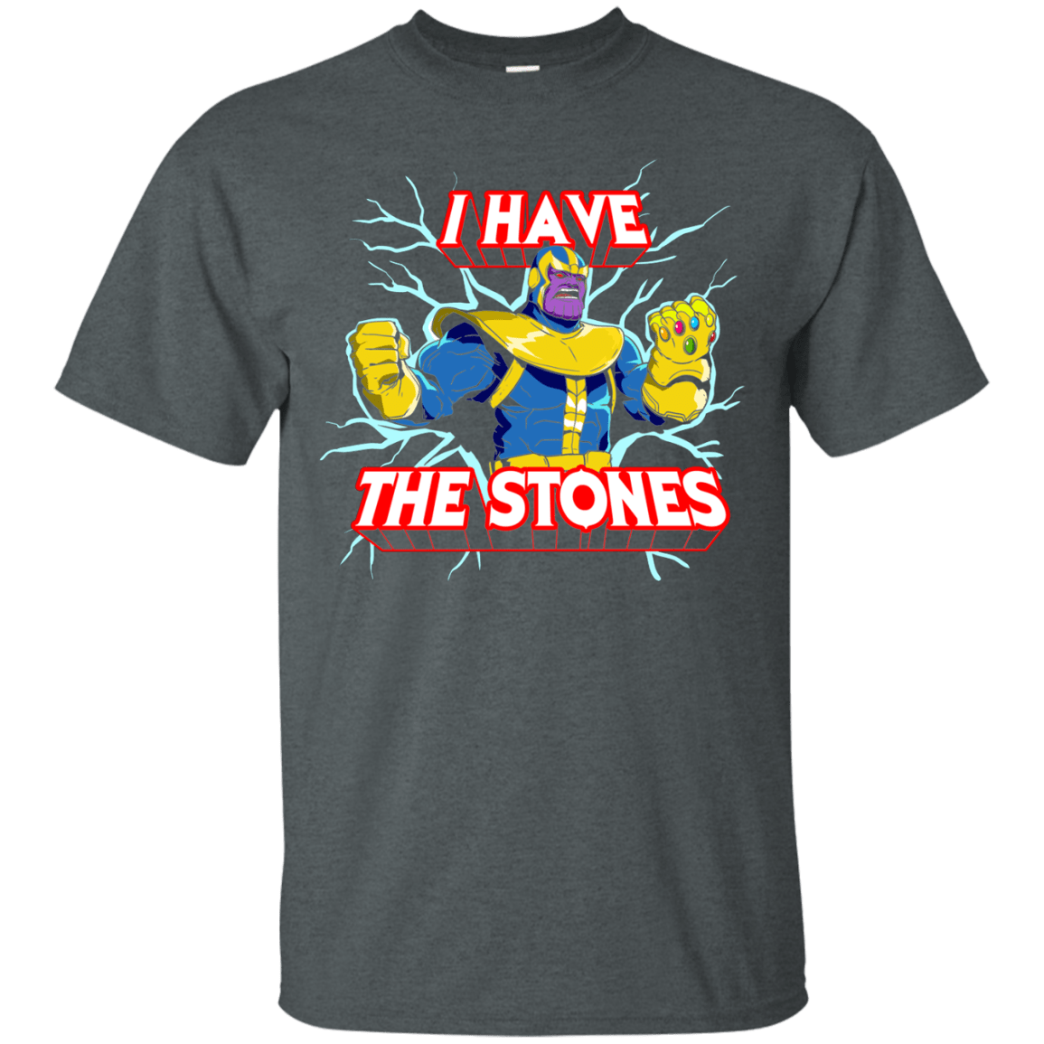T-Shirts Dark Heather / S Thanos stones T-Shirt