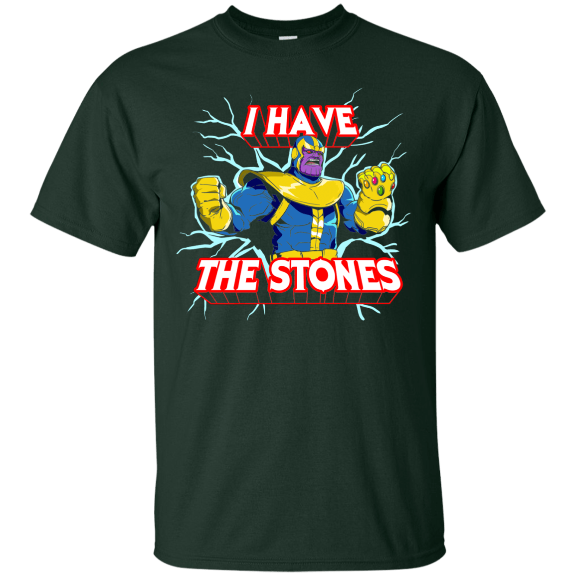 T-Shirts Forest / S Thanos stones T-Shirt