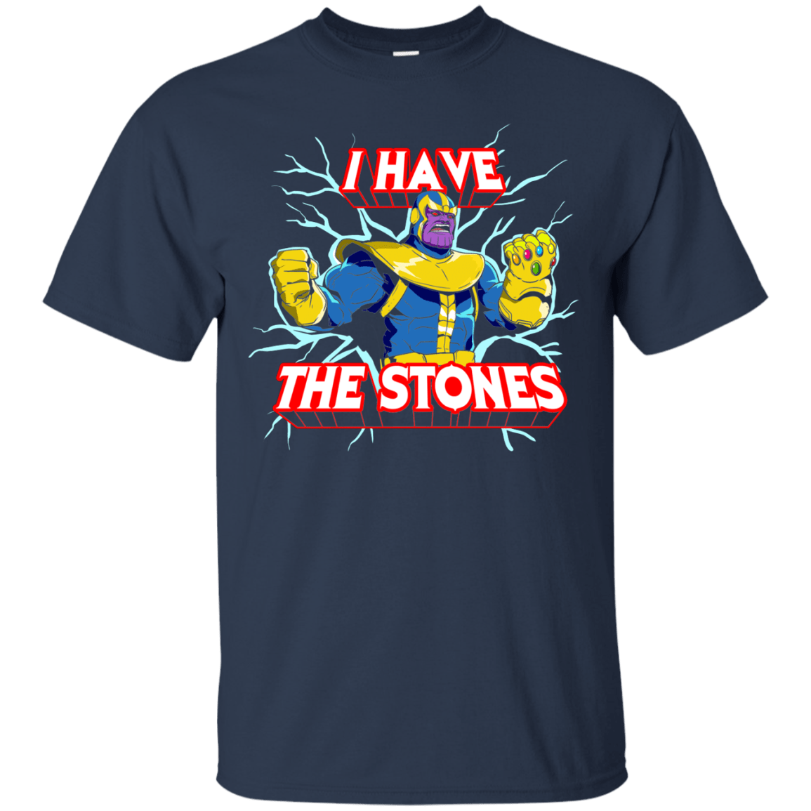 T-Shirts Navy / S Thanos stones T-Shirt