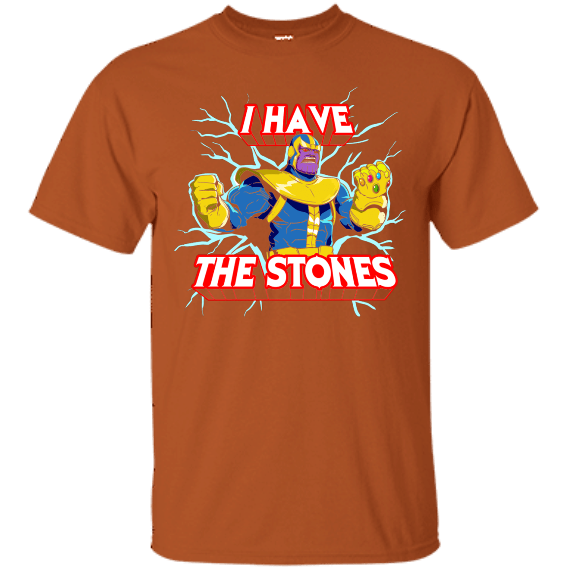 T-Shirts Texas Orange / S Thanos stones T-Shirt