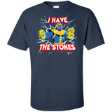 T-Shirts Navy / XLT Thanos stones Tall T-Shirt