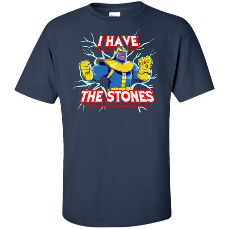 T-Shirts Navy / XLT Thanos stones Tall T-Shirt