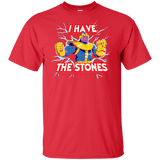 T-Shirts Red / XLT Thanos stones Tall T-Shirt