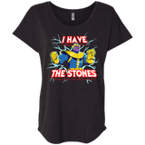 T-Shirts Vintage Black / X-Small Thanos stones Triblend Dolman Sleeve