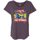 T-Shirts Vintage Purple / X-Small Thanos stones Triblend Dolman Sleeve