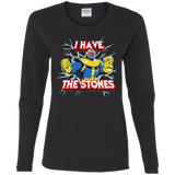 T-Shirts Black / S Thanos stones Women's Long Sleeve T-Shirt