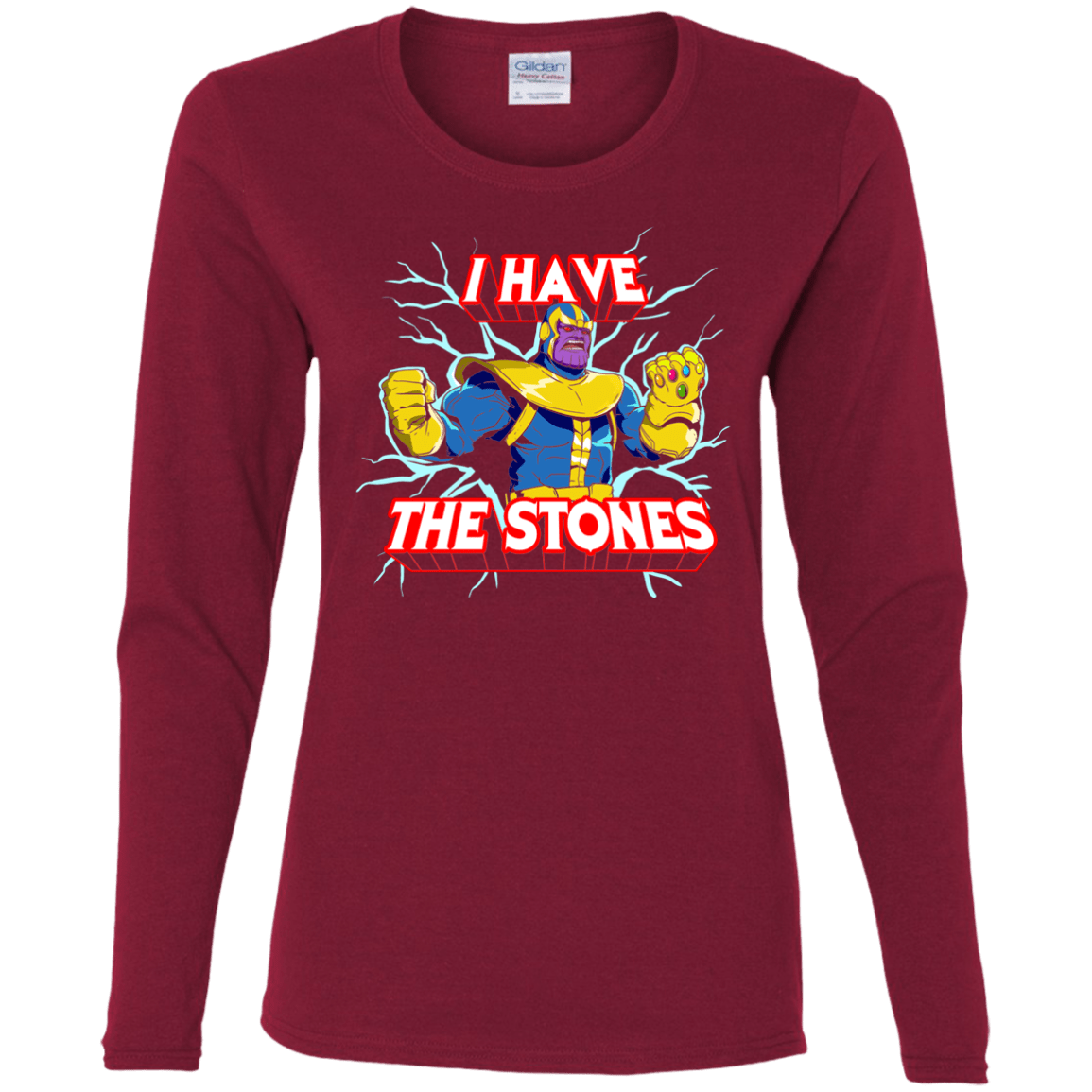 T-Shirts Cardinal / S Thanos stones Women's Long Sleeve T-Shirt