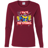 T-Shirts Cardinal / S Thanos stones Women's Long Sleeve T-Shirt