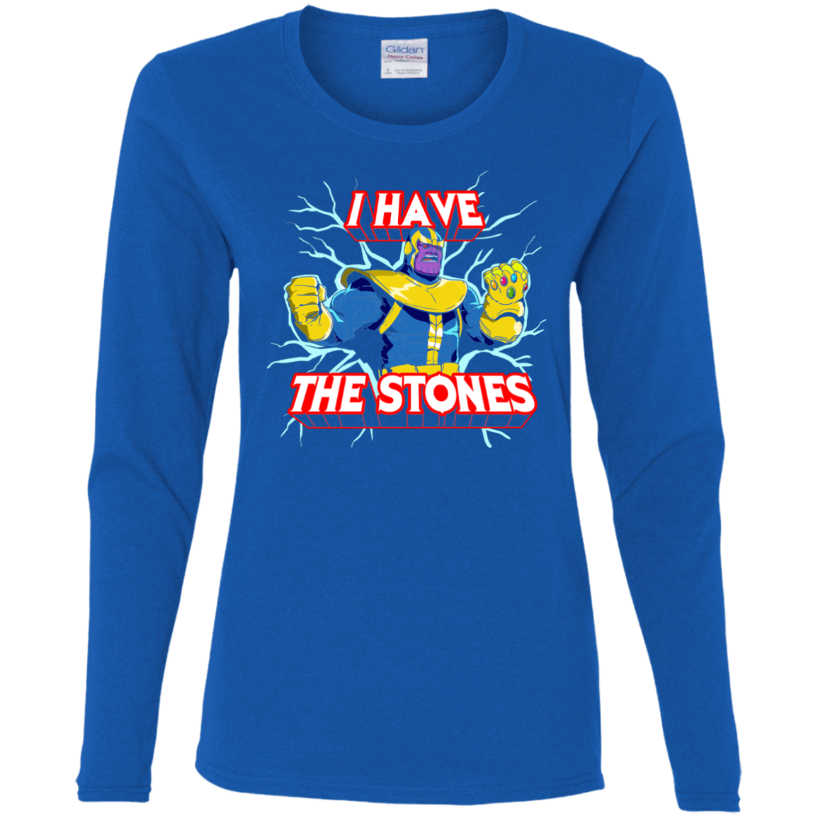 T-Shirts Royal / S Thanos stones Women's Long Sleeve T-Shirt