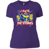 T-Shirts Purple Rush/ / X-Small Thanos stones Women's Premium T-Shirt