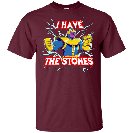 T-Shirts Maroon / YXS Thanos stones Youth T-Shirt