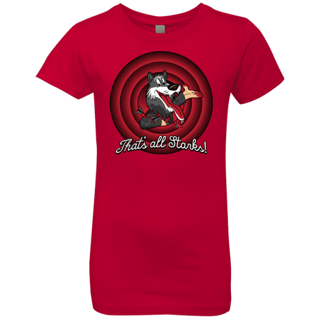 T-Shirts Red / YXS That's all Starks Girls Premium T-Shirt