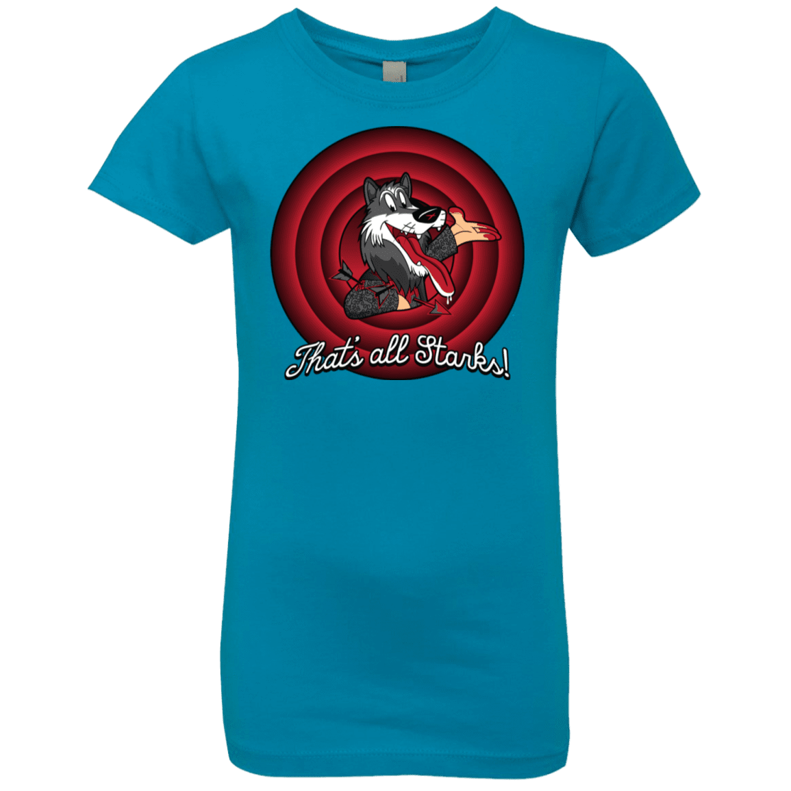 T-Shirts Turquoise / YXS That's all Starks Girls Premium T-Shirt