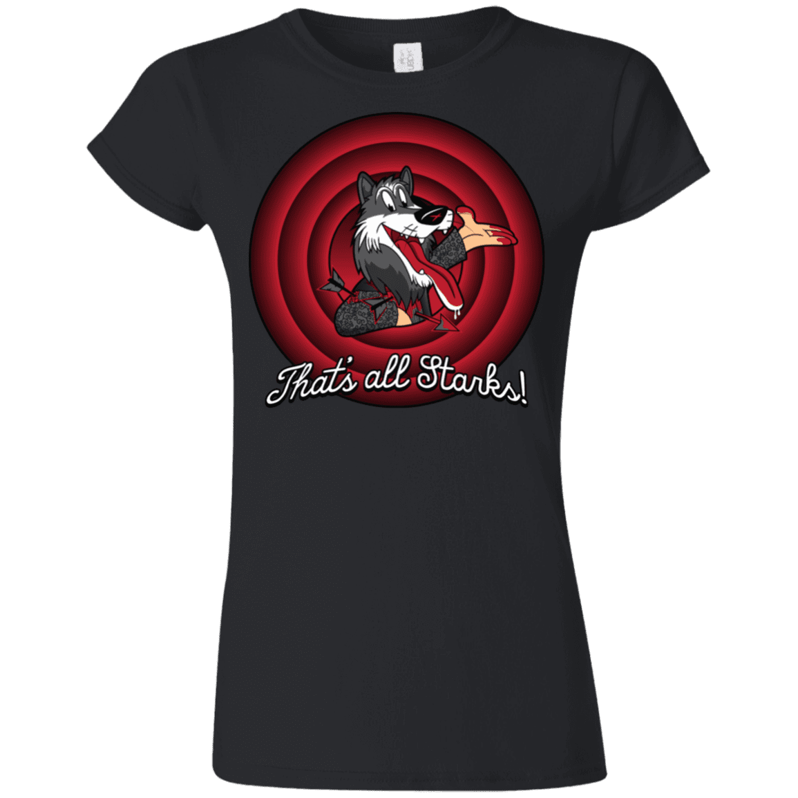 T-Shirts Black / S That's all Starks Junior Slimmer-Fit T-Shirt