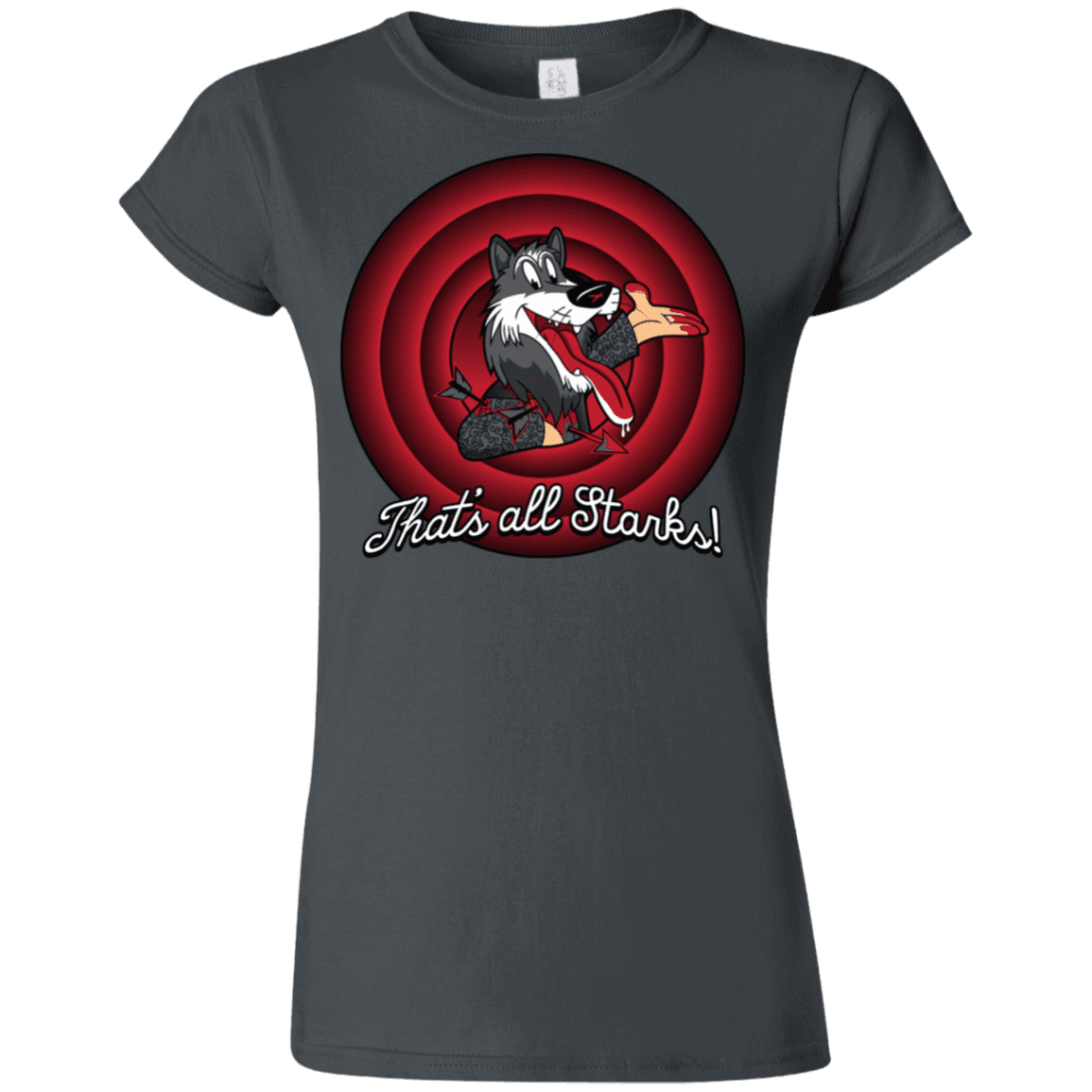 T-Shirts Charcoal / S That's all Starks Junior Slimmer-Fit T-Shirt