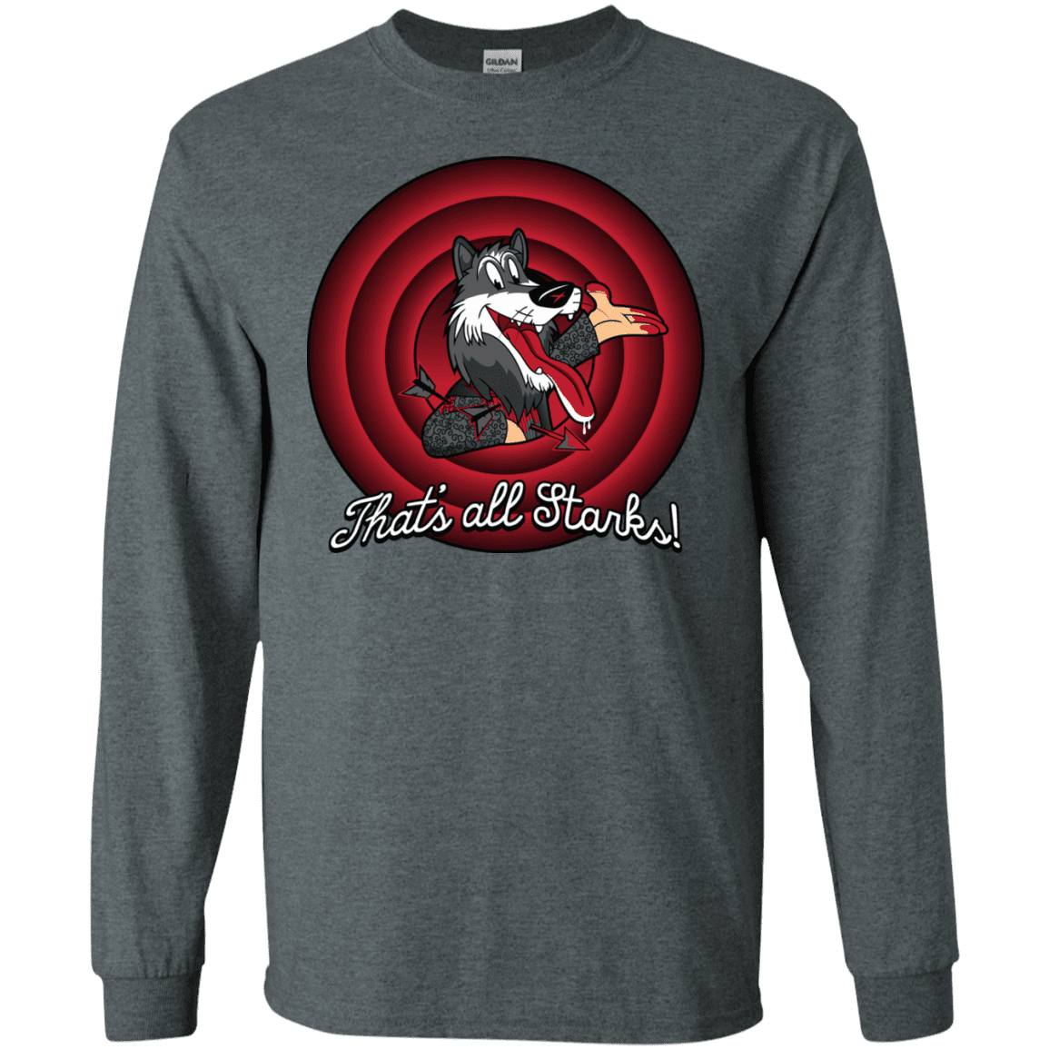 T-Shirts Dark Heather / S That's all Starks Men's Long Sleeve T-Shirt