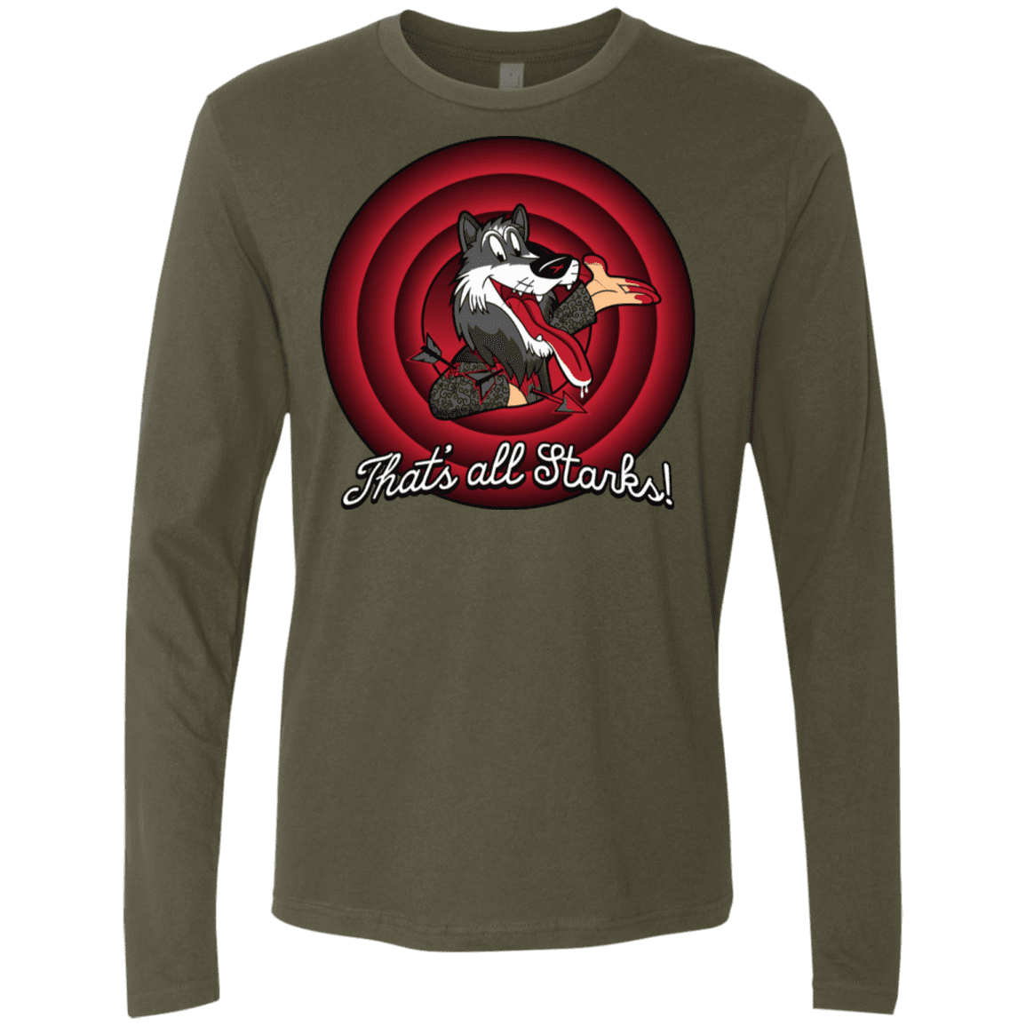 T-Shirts Military Green / S That's all Starks Men's Premium Long Sleeve