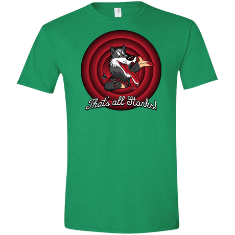 T-Shirts Heather Irish Green / M That's all Starks Men's Semi-Fitted Softstyle