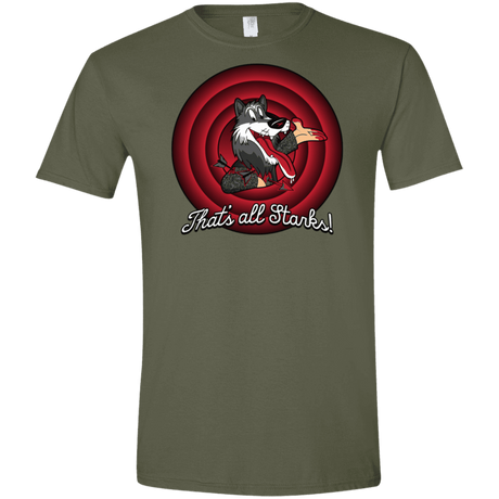 T-Shirts Military Green / S That's all Starks Men's Semi-Fitted Softstyle