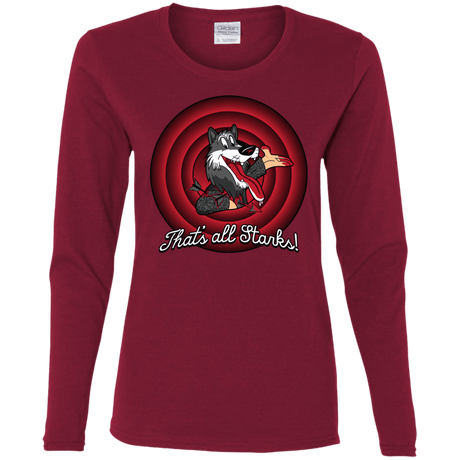 T-Shirts Cardinal / S That's all Starks Women's Long Sleeve T-Shirt