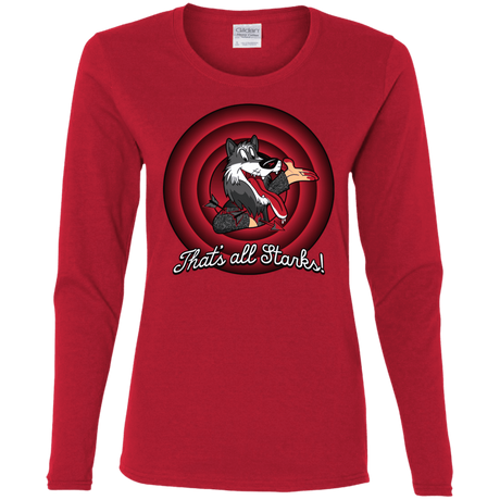 T-Shirts Red / S That's all Starks Women's Long Sleeve T-Shirt