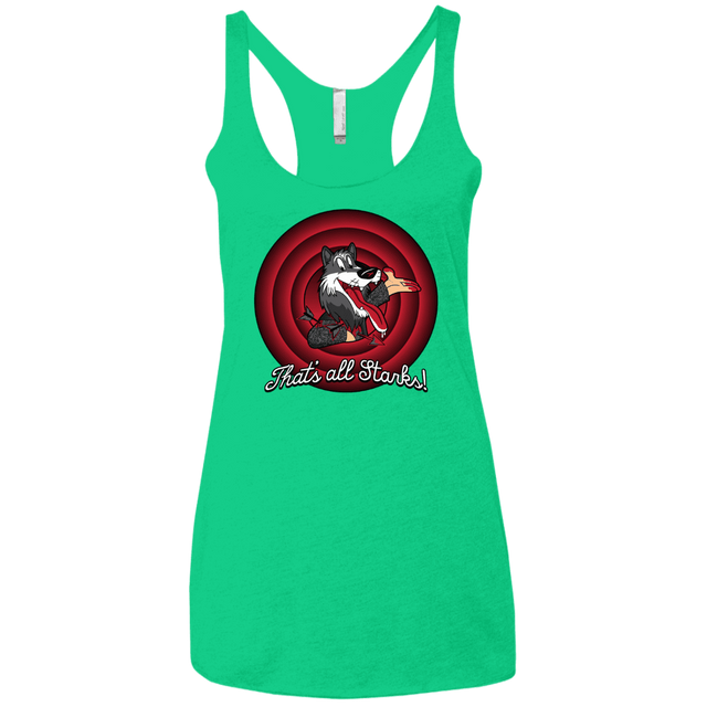 T-Shirts Envy / X-Small That's all Starks Women's Triblend Racerback Tank