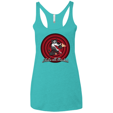 T-Shirts Tahiti Blue / X-Small That's all Starks Women's Triblend Racerback Tank