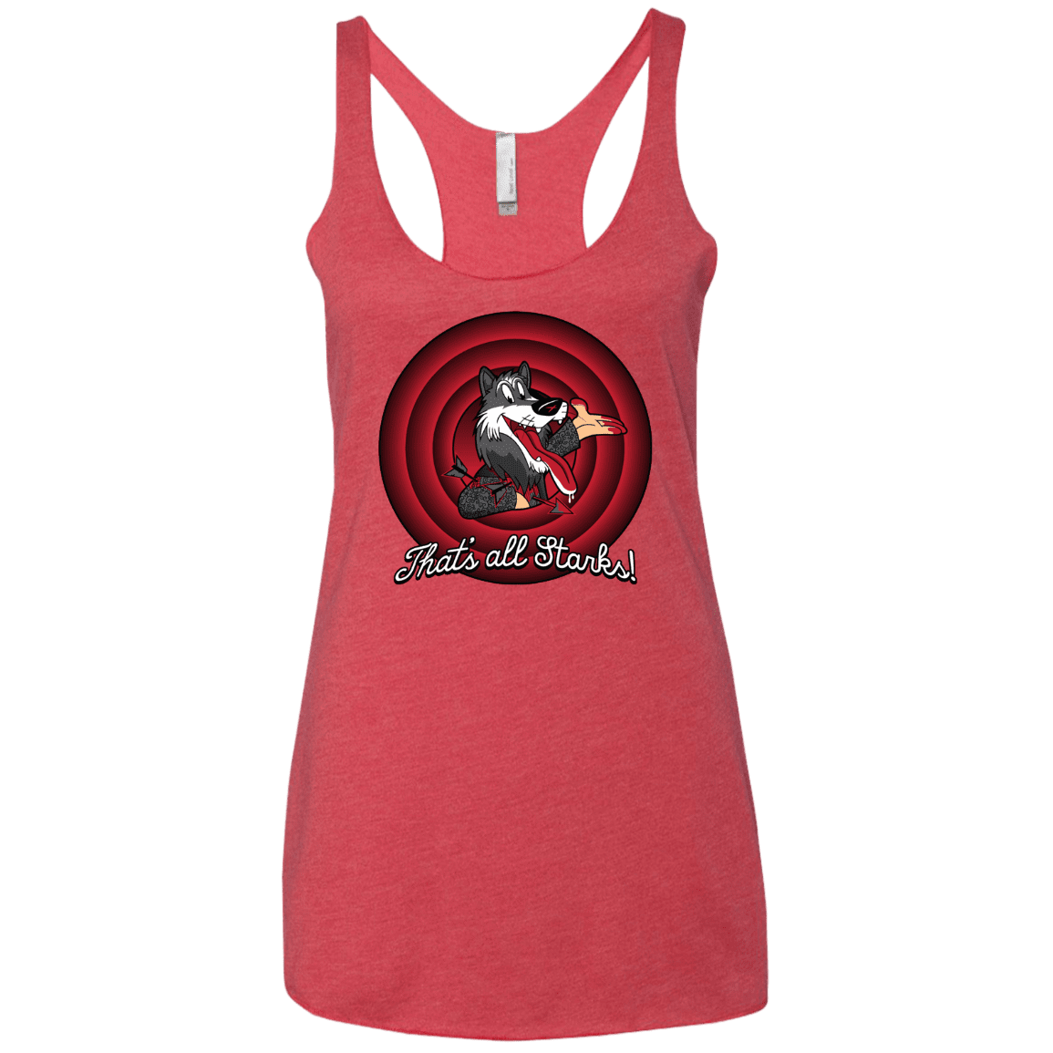 T-Shirts Vintage Red / X-Small That's all Starks Women's Triblend Racerback Tank