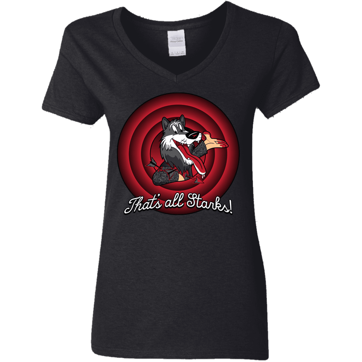 T-Shirts Black / S That's all Starks Women's V-Neck T-Shirt