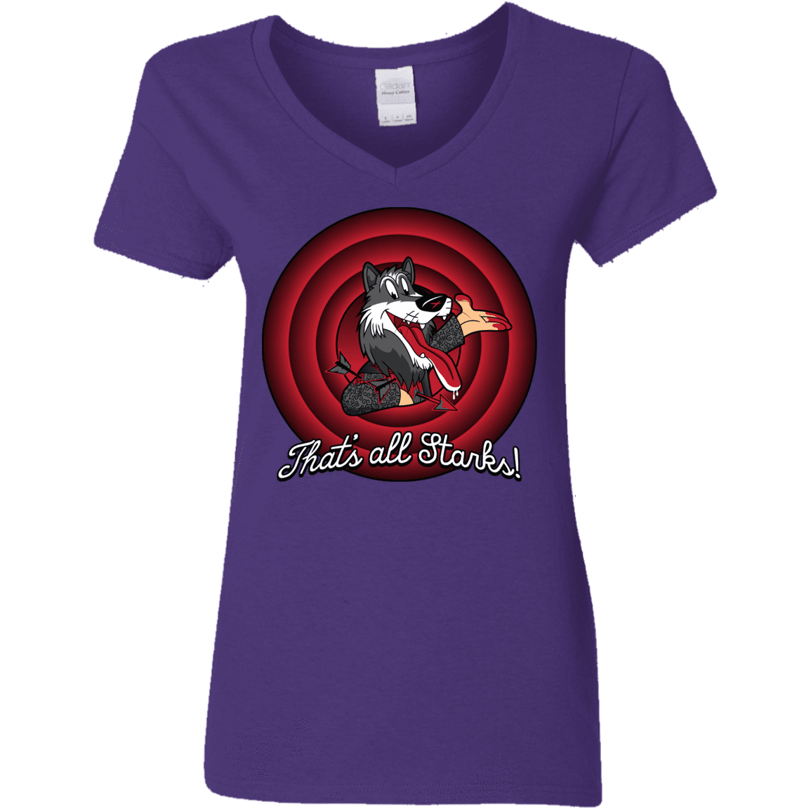 T-Shirts Purple / S That's all Starks Women's V-Neck T-Shirt