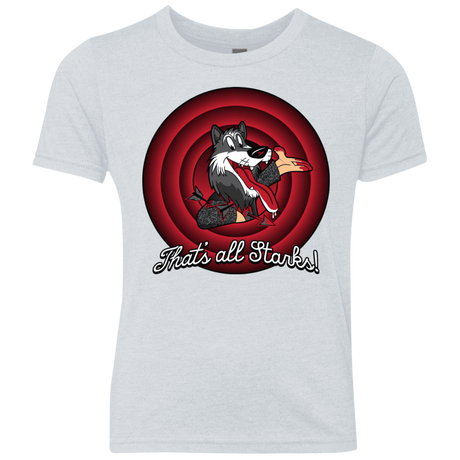 T-Shirts Heather White / YXS That's all Starks Youth Triblend T-Shirt