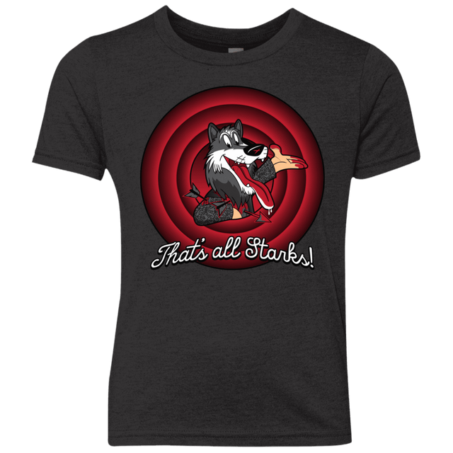 T-Shirts Vintage Black / YXS That's all Starks Youth Triblend T-Shirt