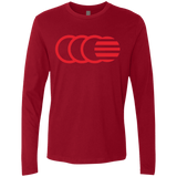 T-Shirts Cardinal / S That's No Moon Men's Premium Long Sleeve