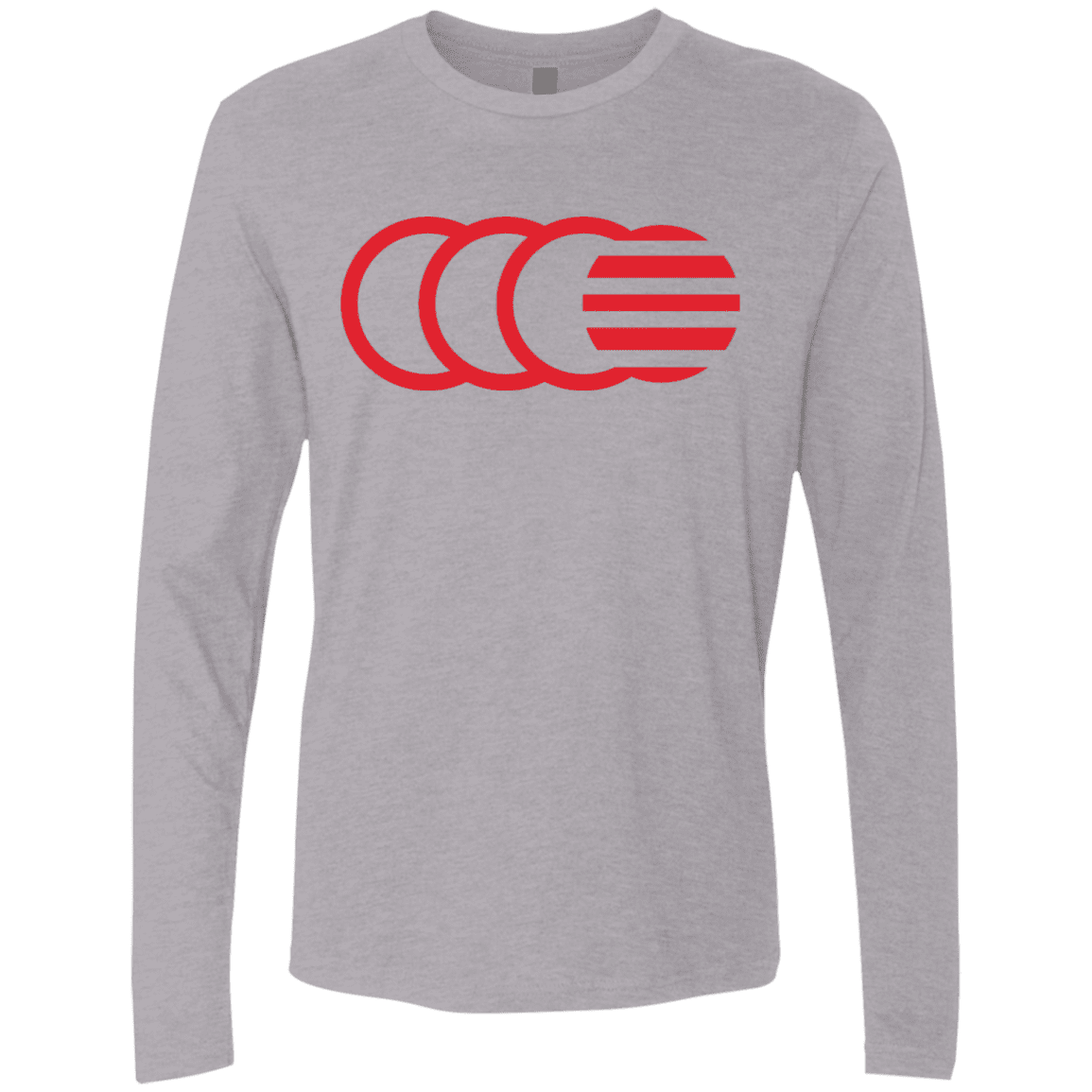 T-Shirts Heather Grey / S That's No Moon Men's Premium Long Sleeve