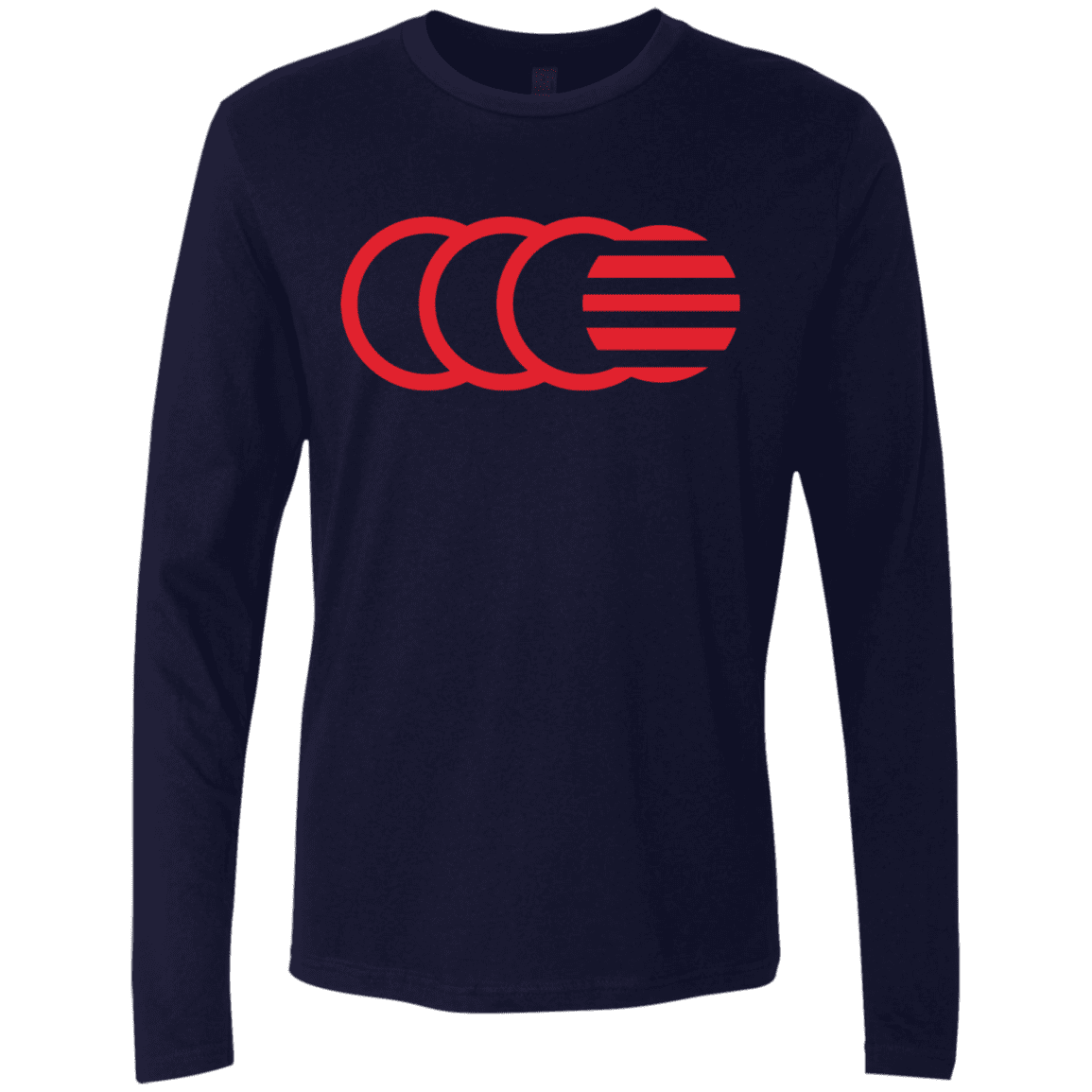 T-Shirts Midnight Navy / S That's No Moon Men's Premium Long Sleeve