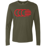 T-Shirts Military Green / S That's No Moon Men's Premium Long Sleeve