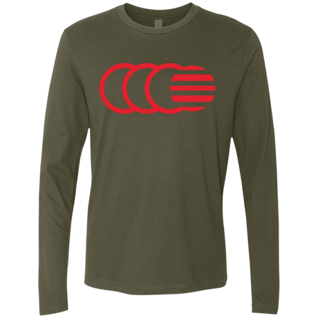 T-Shirts Military Green / S That's No Moon Men's Premium Long Sleeve