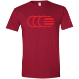 T-Shirts Cardinal Red / S That's No Moon Men's Semi-Fitted Softstyle